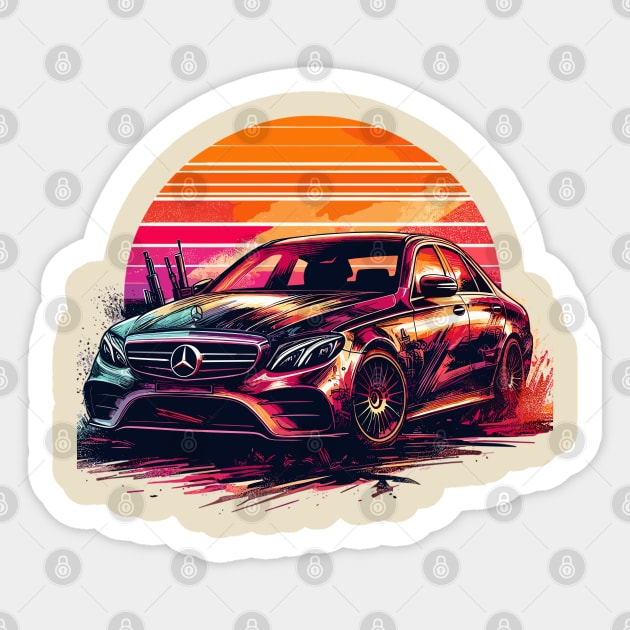 Mercedes Benz E Class Sticker by Vehicles-Art